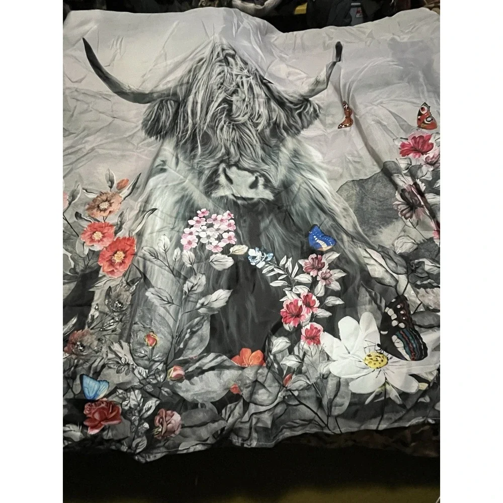 Highland Cow Shower Curtain 72